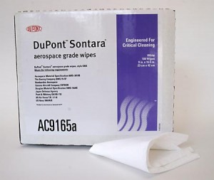 DuPont 9 x 16.5-inch Low Lint Nonwoven Wipes
