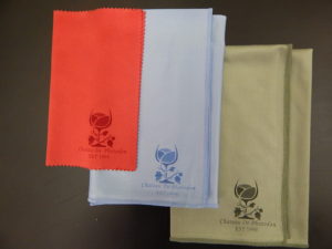 Silky Microfiber Cloths (14" x 14") in three colors