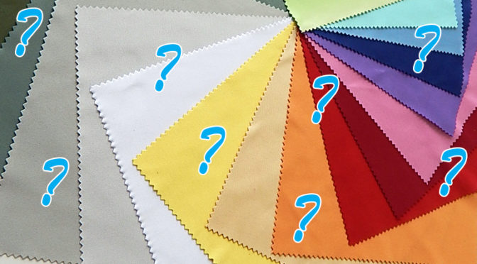 Picture of many colors of microfiber cloths