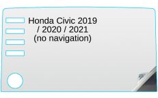 Honda Civic 2019 / 2020 / 2021 (no navigation) 7-inch In-Dash Screen Protector