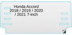 Main Image for Honda Accord 2018 / 2019 / 2020 / 2021 7-inch Radio In-Dash Screen Protector