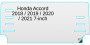 Honda Accord 2018 / 2019 / 2020 / 2021 7-inch In-Dash Screen Protector Thumbnail Image