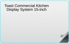 Toast Commercial 15-inch Kitchen Display System Privacy and Screen Protectors