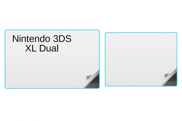 Nintendo 3DS XL Dual 4.8-inch Gaming Device Screen Protector - 2 Parts Image