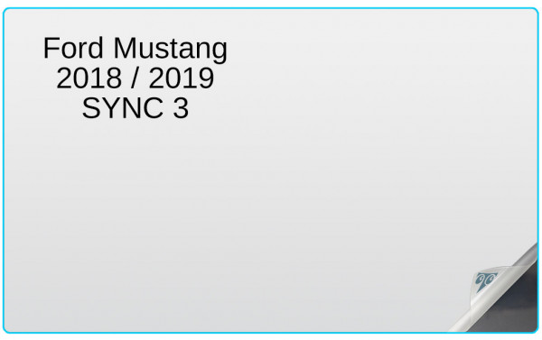 Ford Mustang 2018 / 2019 8-inch In-Dash Screen Protector Image