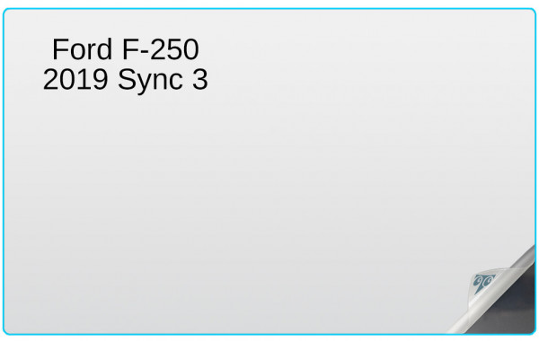 Ford F-250 2019 8-inch In-Dash Screen Protector Image