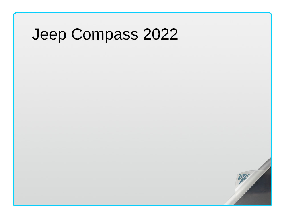 Mica De Pantalla 10.1 Jeep Compass 2021 2022 Vidrio Templado | Envío Gratis