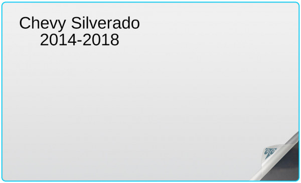 Chevy Silverado 2014-2018 8-inch In-Dash Screen Protector Image