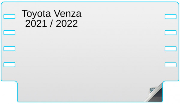 Toyota Venza 2021 / 2022 8-inch In-Dash Screen Protector Image