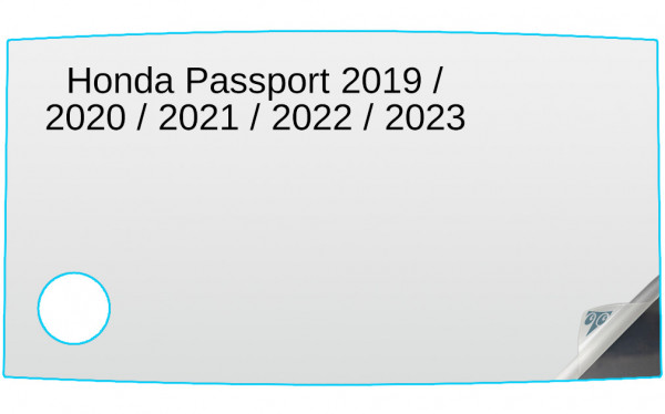 Honda Passport 2019 / 2020 / 2021 / 2022 / 2023 8-inch In-Dash Screen Protector Image
