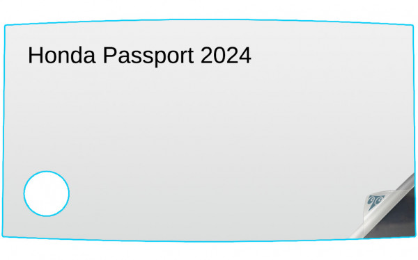 Honda Passport 2024 8-inch In-Dash Screen Protector Image