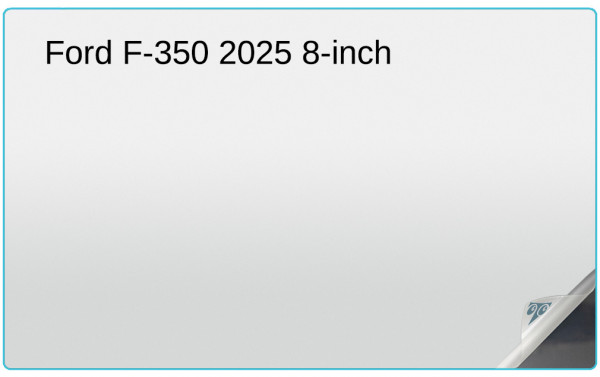 Ford F-350 2025 8-inch In-Dash Screen Protector Image