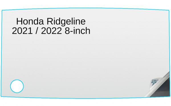Honda Ridgeline 2021 / 2022 8-inch In-Dash Screen Protector Image