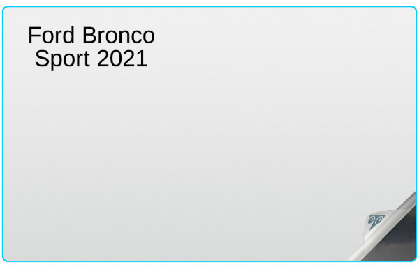 Ford Bronco Sport 2021 8-inch In-Dash Screen Protector Image