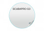 SCUBAPRO G3 1.95-inch Wrist Dive Computer Screen Protector - 10 Pack Kiss Cut Thumbnail Image