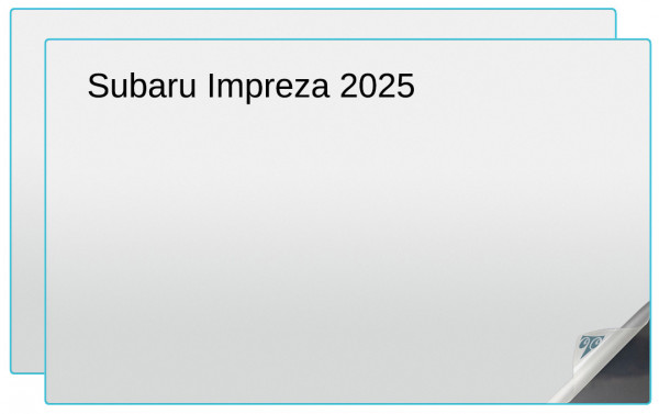 Subaru Impreza 2025 Base Trim Dual 7-inch In-Dash Screen Protectors Image