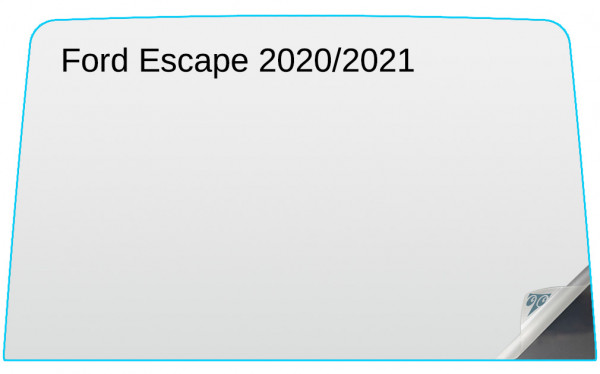 Ford Escape 2020/2021 8-inch In-Dash Screen Protector Image