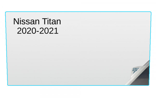 Nissan Titan 2020-2021 9-inch In-Dash Screen Protector Image