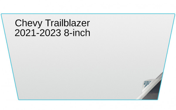Chevy Trailblazer 2021-2023 8-inch In-Dash Screen Protector Image