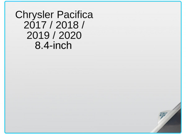 Chrysler Pacifica 2017 / 2018 / 2019 / 2020 Uconnect 8.4-inch In-Dash Screen Protector Image