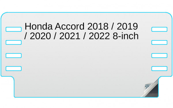 Honda Accord 2018 / 2019 / 2020 / 2021 / 2022 8-inch In-Dash Screen Protector Image