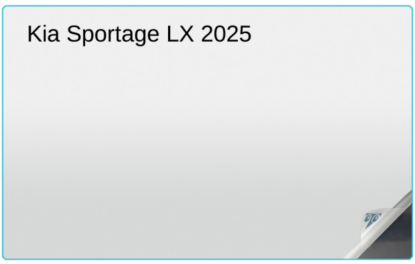 Kia Sportage LX 2025 8-inch In-Dash Screen Protector Image