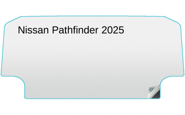 Nissan Pathfinder 2025 9-inch In-Dash Screen Protector Image