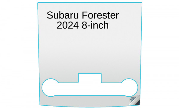 Subaru Forester 2024 8-inch In-Dash Screen Protector Image