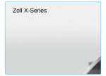Zoll X-Series 6.6-inch Advanced Monitor/Defibrillator Privacy Filters or Screen Protectors