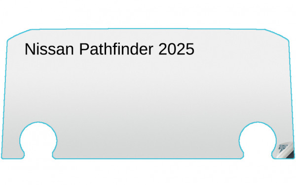 Nissan Pathfinder 2025 8-inch In-Dash Screen Protector Image