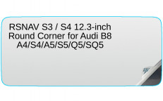 RSNAV S3 / S4 12.3-inch Round Corner for Audi B8 A4/S4/A5/S5/Q5/SQ5 In-Dash Screen Protector