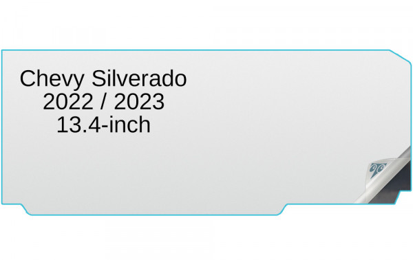 Chevy Silverado 2022 / 2023 13.4-inch In-Dash Screen Protector Image