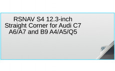 Main Image for RSNAV S4 12.3-inch Straight Corner for Audi C7 A6/A7 and B9 A4/A5/Q5 In-Dash Screen Protector