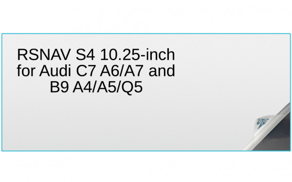 RSNAV S4 10.25-inch for Audi C7 A6/A7 and B9 A4/A5/Q5 In-Dash Screen Protector Image
