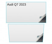 Main Image for Audi Q7 2023 Top and Bottom In-Dash Screen Protectors