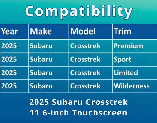 3678-04 Compatibility Chart