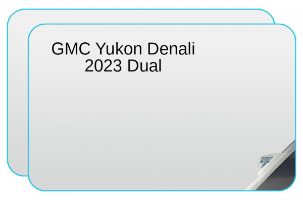 GMC Yukon 2023 Dual 12.6-inch LCD Rear Seat Media Screen Protectors Image