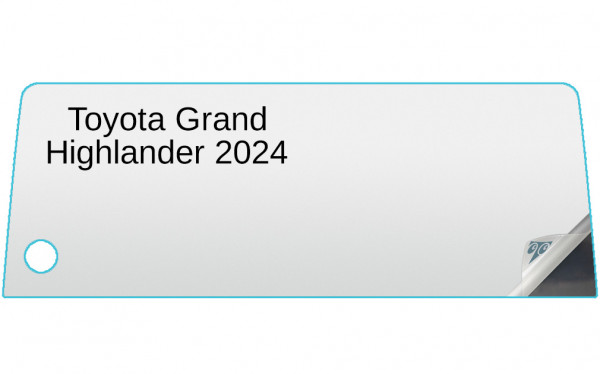 Toyota Grand Highlander 2024 12.3-inch In-Dash Screen Protector Image