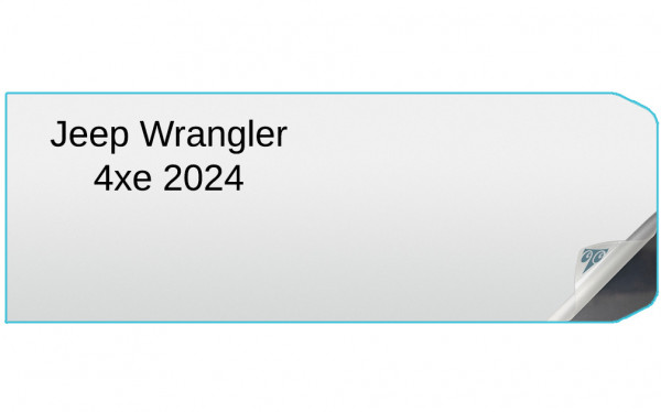 Jeep Wrangler 4xe 2024 12.3-inch In-Dash Screen Protector Image