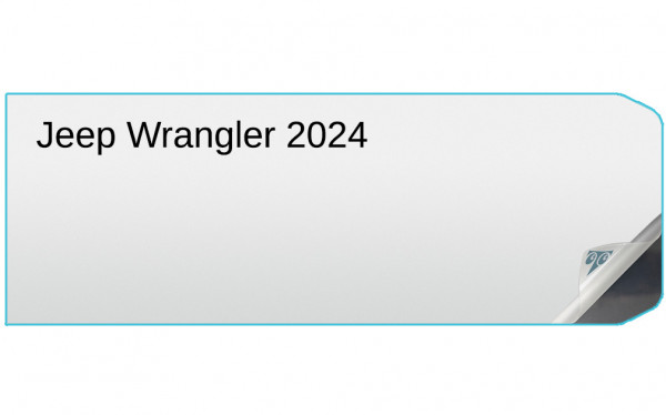 Jeep Wrangler 2024 12.3-inch In-Dash Screen Protector Image