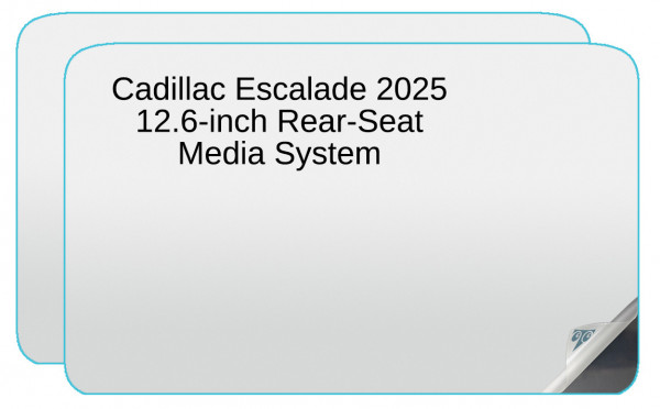 Cadillac Escalade 2025 Dual 12.6-inch Rear-Seat Media System Screen Protectors Image