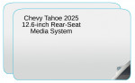 Chevy Tahoe 2025 Dual 12.6-inch Rear-Seat Media System Screen Protectors