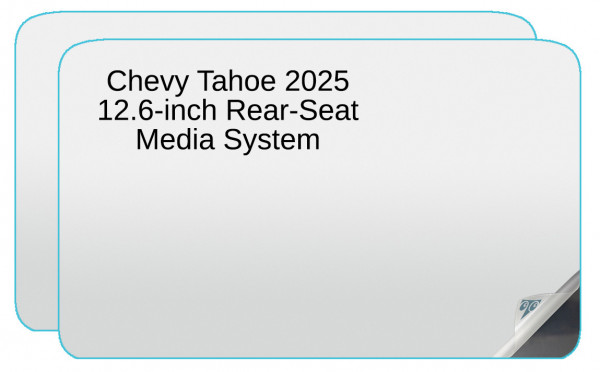 Chevy Tahoe 2025 Dual 12.6-inch Rear-Seat Media System Screen Protectors Image