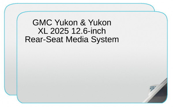 GMC Yukon & Yukon XL 2025 Dual 12.6-inch Rear-Seat Media System Screen Protectors Image