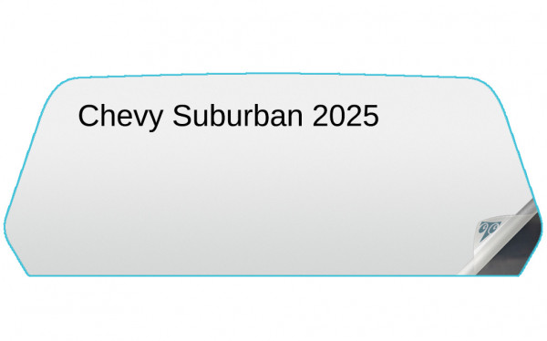 Chevy Suburban 2025 11-inch Driver Info Center Screen Protector Image