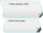 Chevy Equinox 2025 11.3-inch and 11-inch In-Dash Screen Protectors