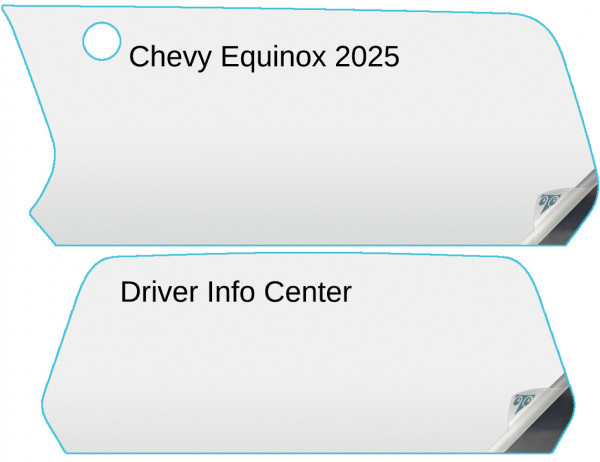 Chevy Equinox 2025 11.3-inch and 11-inch In-Dash Screen Protectors Image