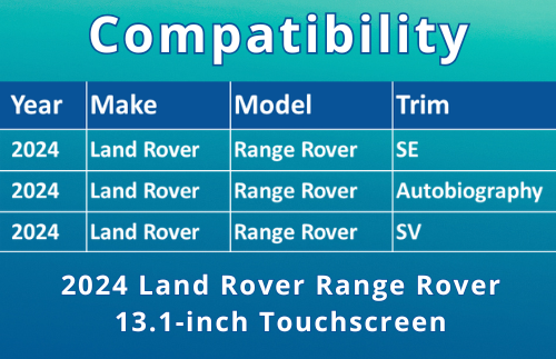 Land Rover Range Rover 2024 13.1-inch Infotainment