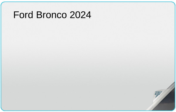 Ford Bronco 2024 12-inch In-Dash Screen Protector Image