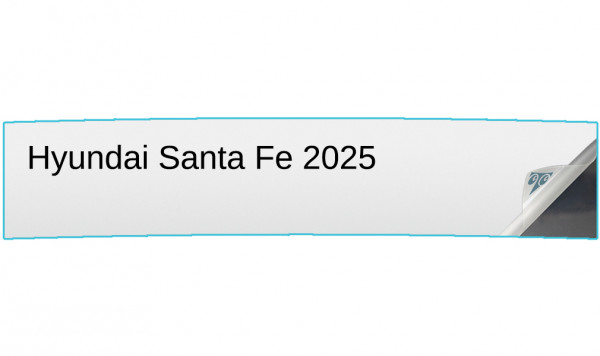 Hyundai Santa Fe 2025 12.3-inch Infotainment / Instrument Panel In-Dash Screen Protector Image